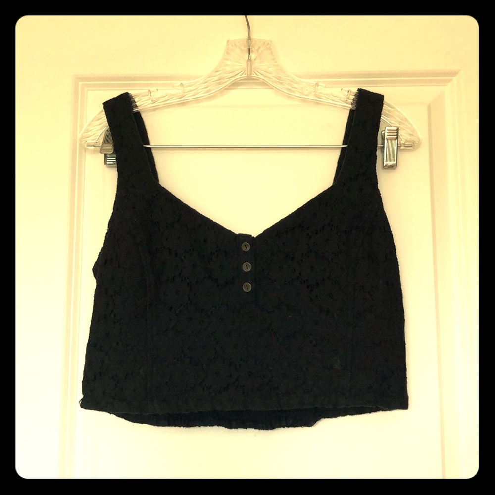 Black Crop Top